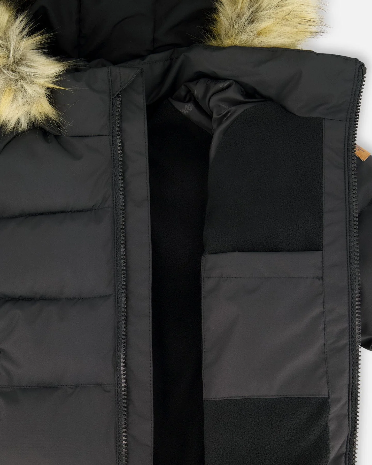 Puffy Winter Jacket Black
