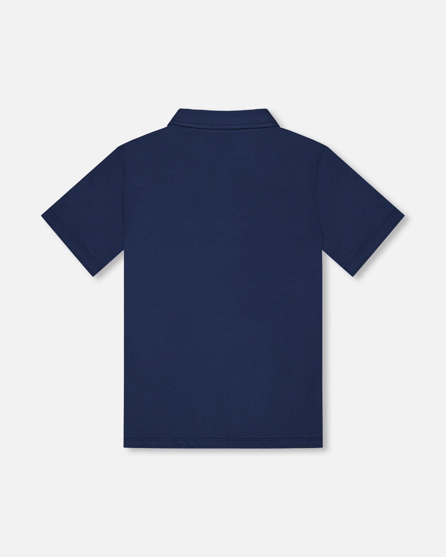 Short Sleeve Polo Shirt Navy Blue