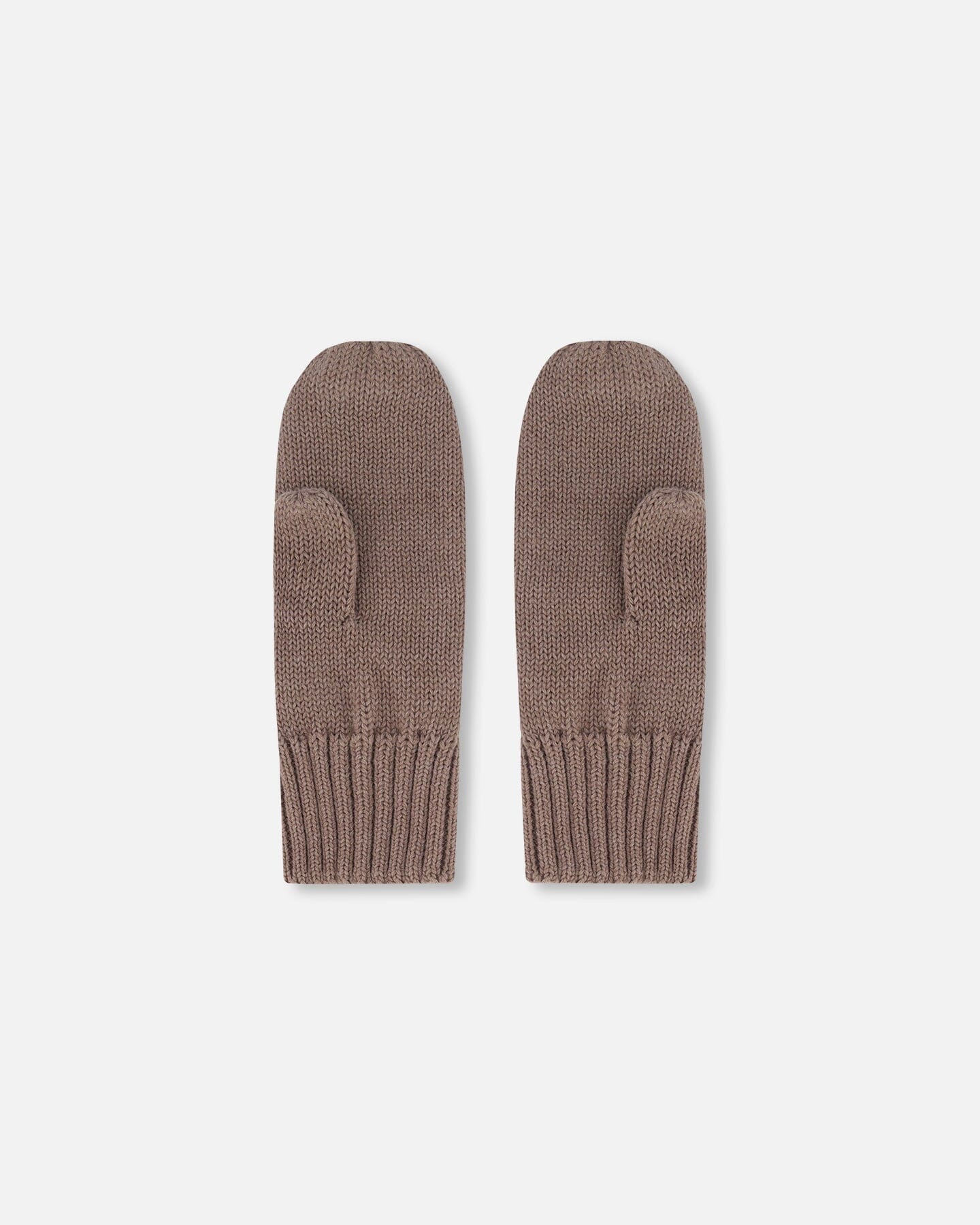 Knit Mittens Taupe