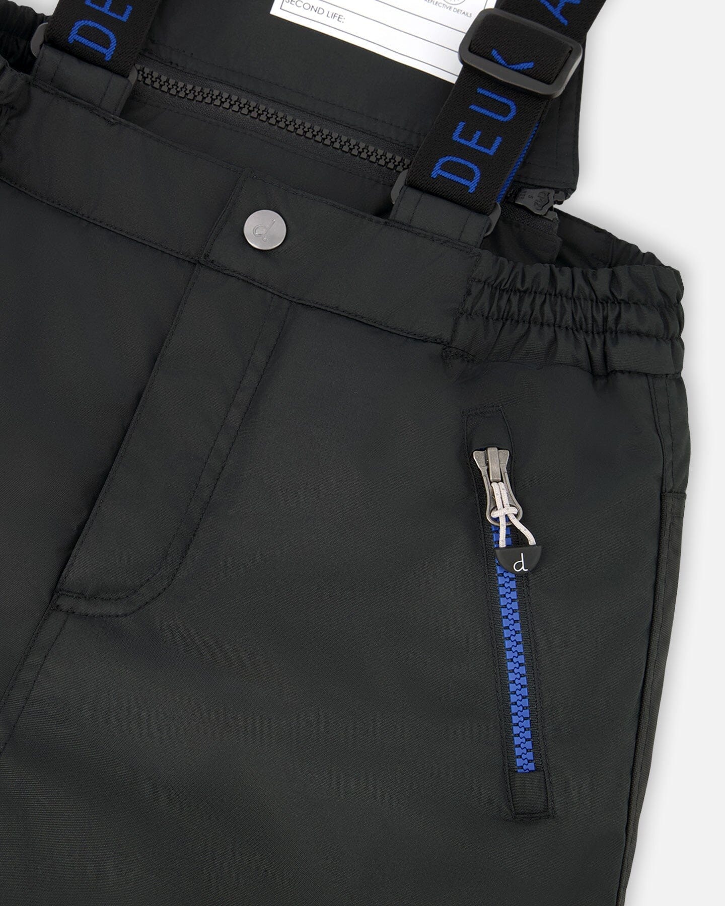 Two-Piece Play Snowsuit With Contrast Jacket Black