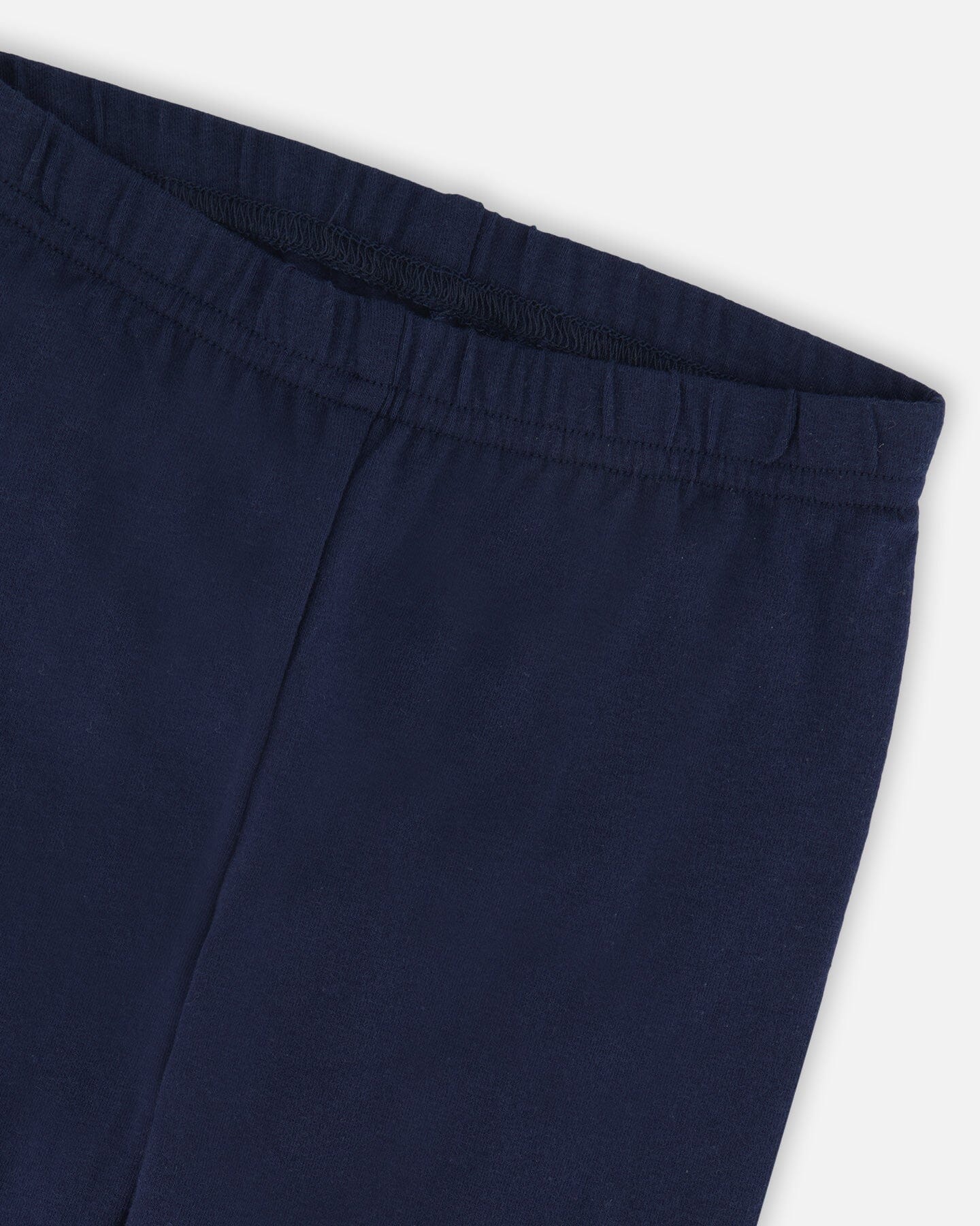 Organic Cotton Jersey Leggings Dark Blue With Cats