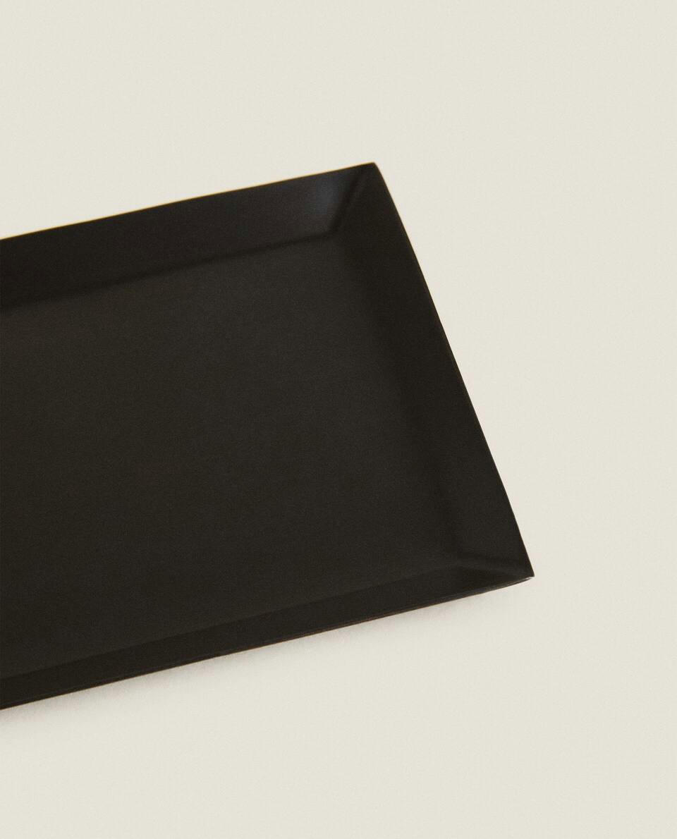 DECORATIVE RECTANGLE METAL TRAY