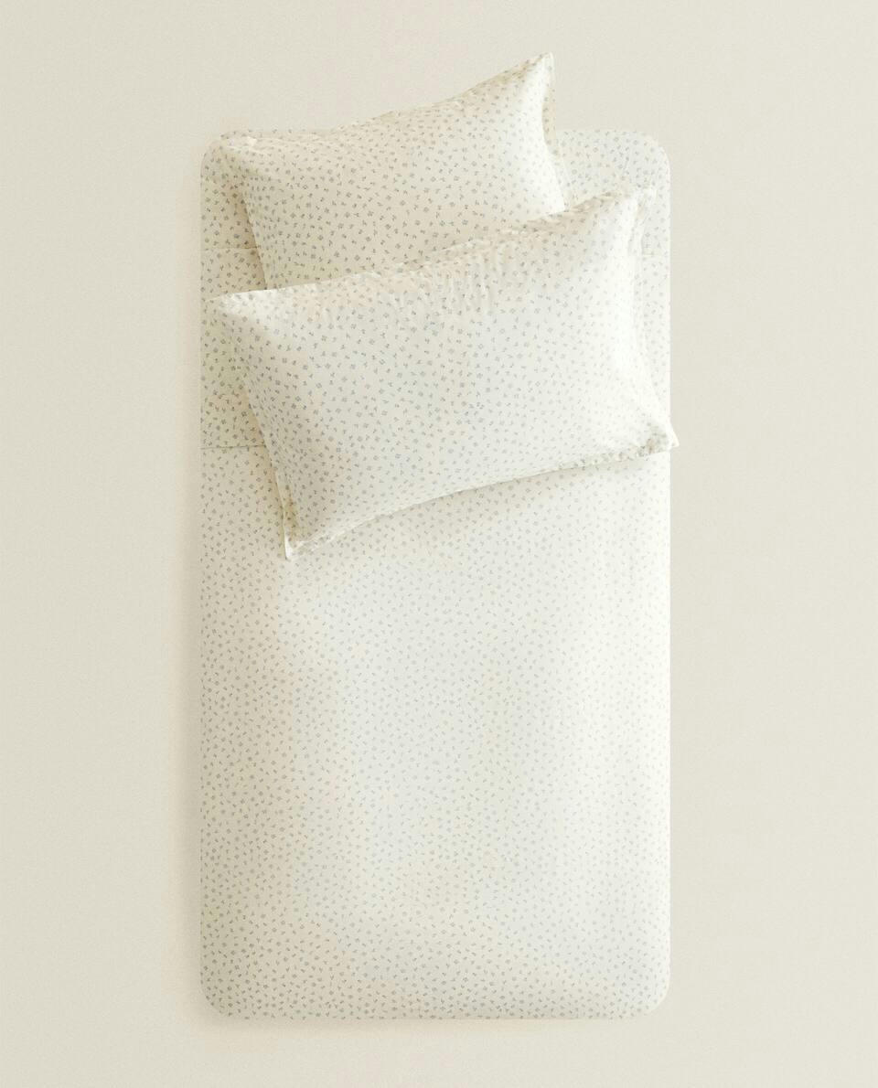 FLORAL PRINT DUVET COVER