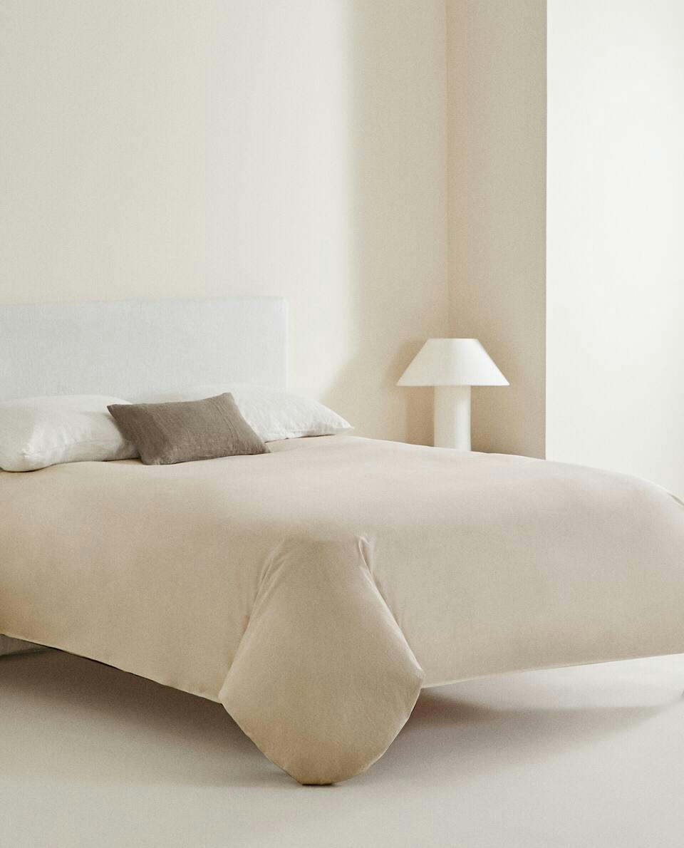 STRIPED COTTON DUVET COVER