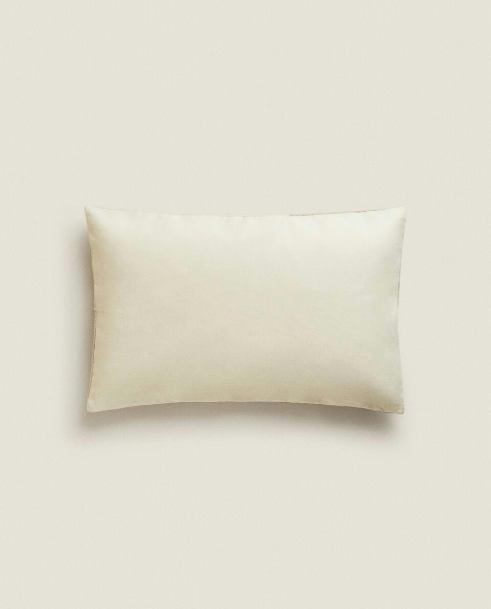 CHECK CUSHION COVER