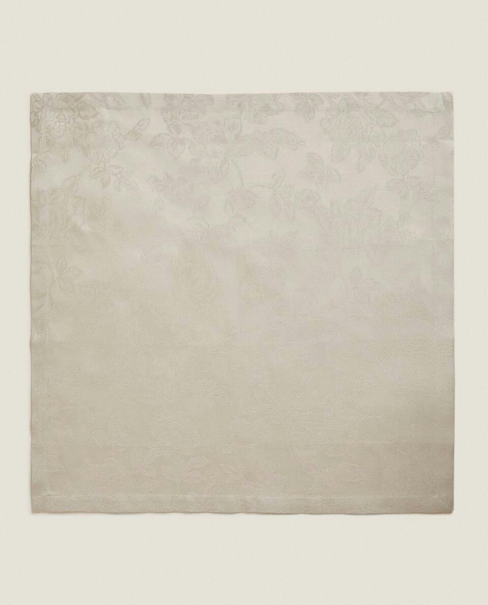 FLORAL JACQUARD NAPKINS (PACK OF 2)