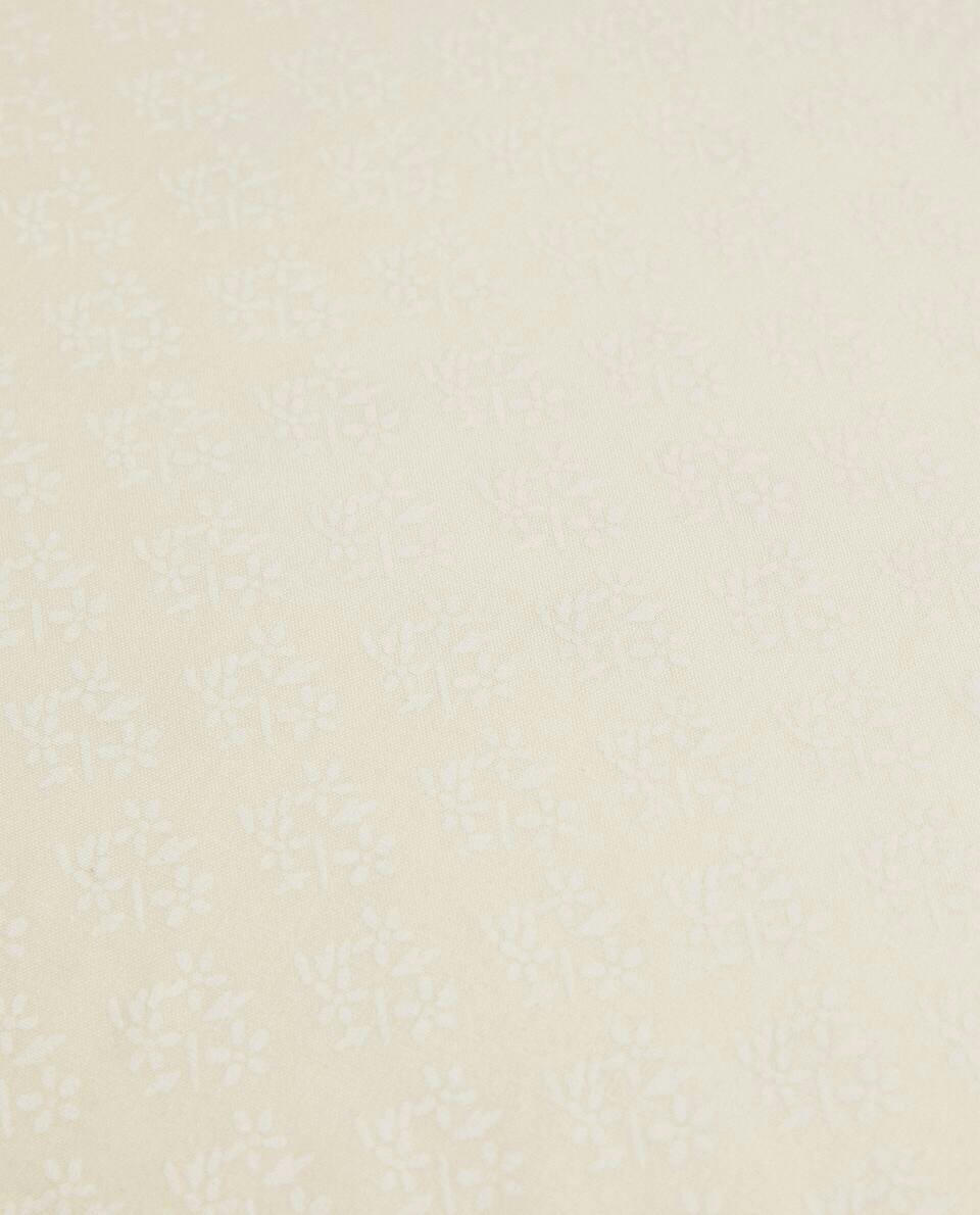 CHILDREN’S FLORAL PILLOWCASE WITH LACE TRIM