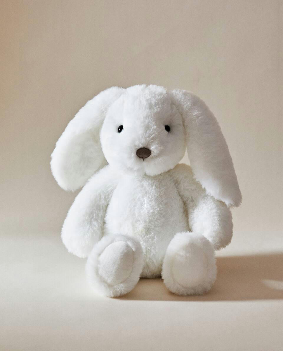 CHILDREN’S WHITE BUNNY SOFT TOY