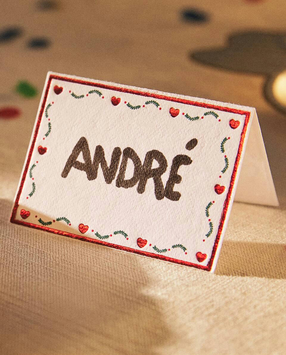 PACK OF CHILDREN’S CHRISTMAS PAPER PLACE CARDS (PACK OF 10)