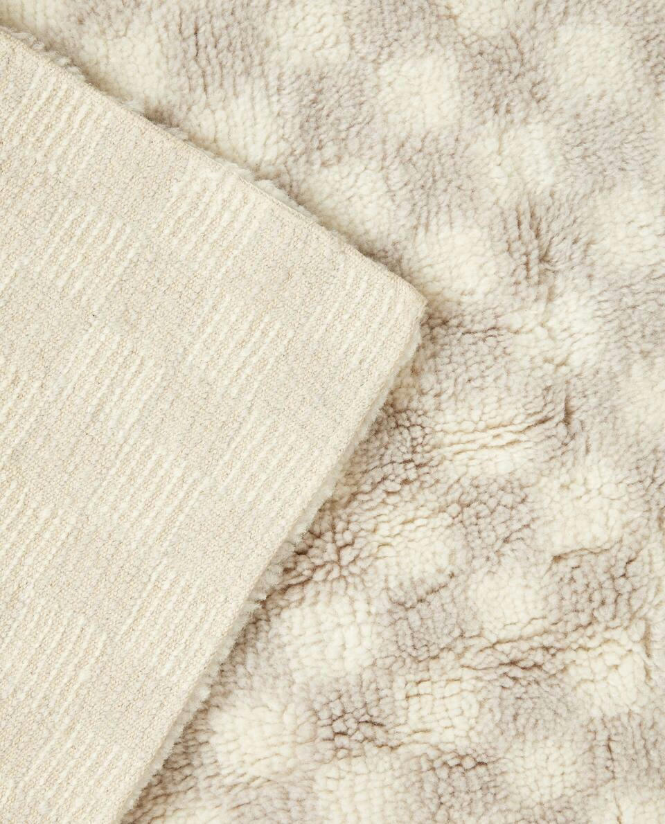 KIDS’ CHECK WOOL RUG