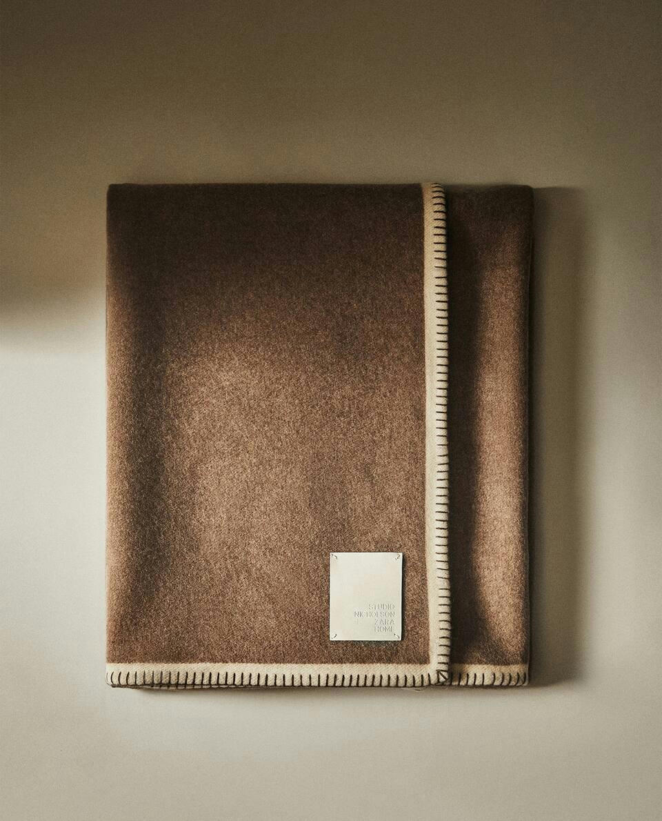 WOOL AND CASHMERE BLANKET X STUDIO NICHOLSON