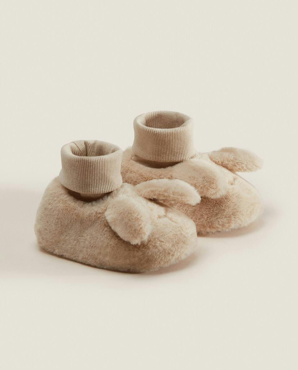 FUZZY BUNNY SLIPPERS