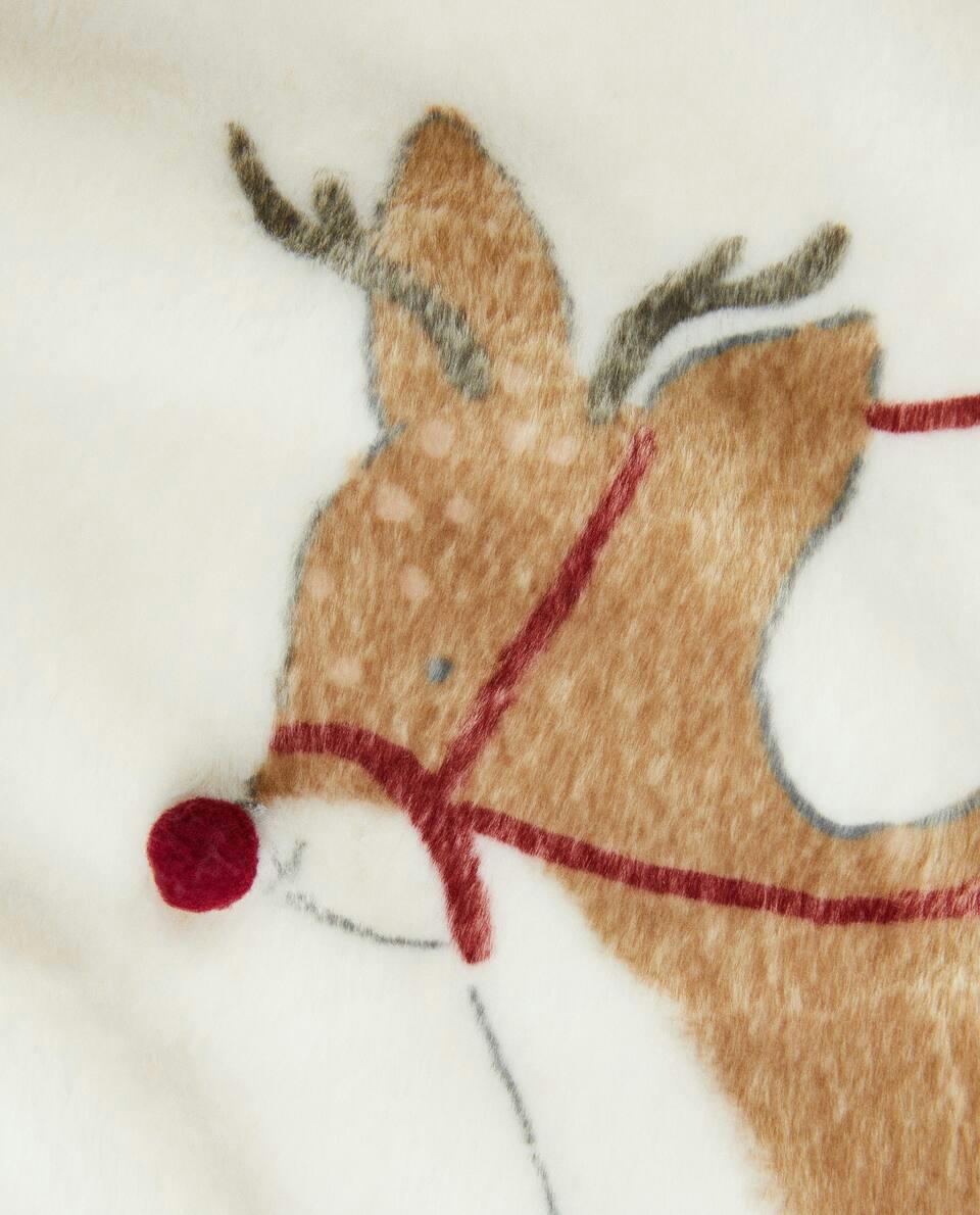 CHILDREN’S FATHER CHRISTMAS FLEECE BLANKET