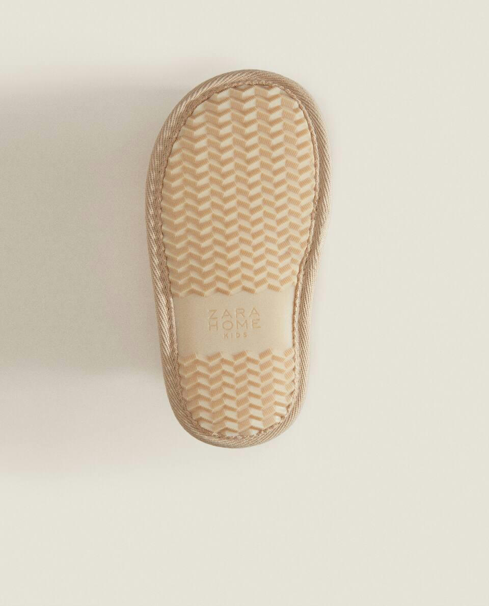 EMBROIDERED RAINBOW SLINGBACK SLIPPERS