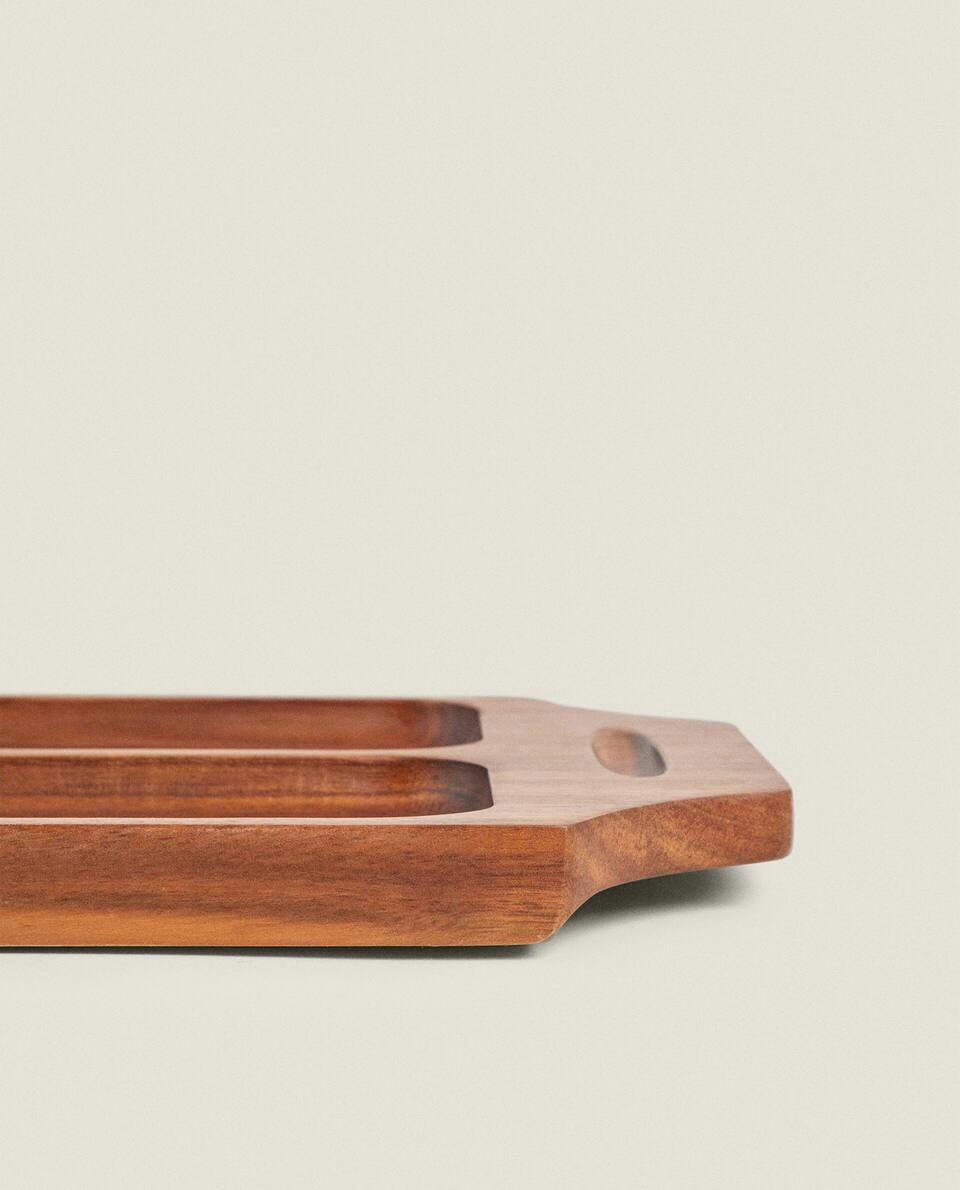 WOODEN APPETISER TRAY