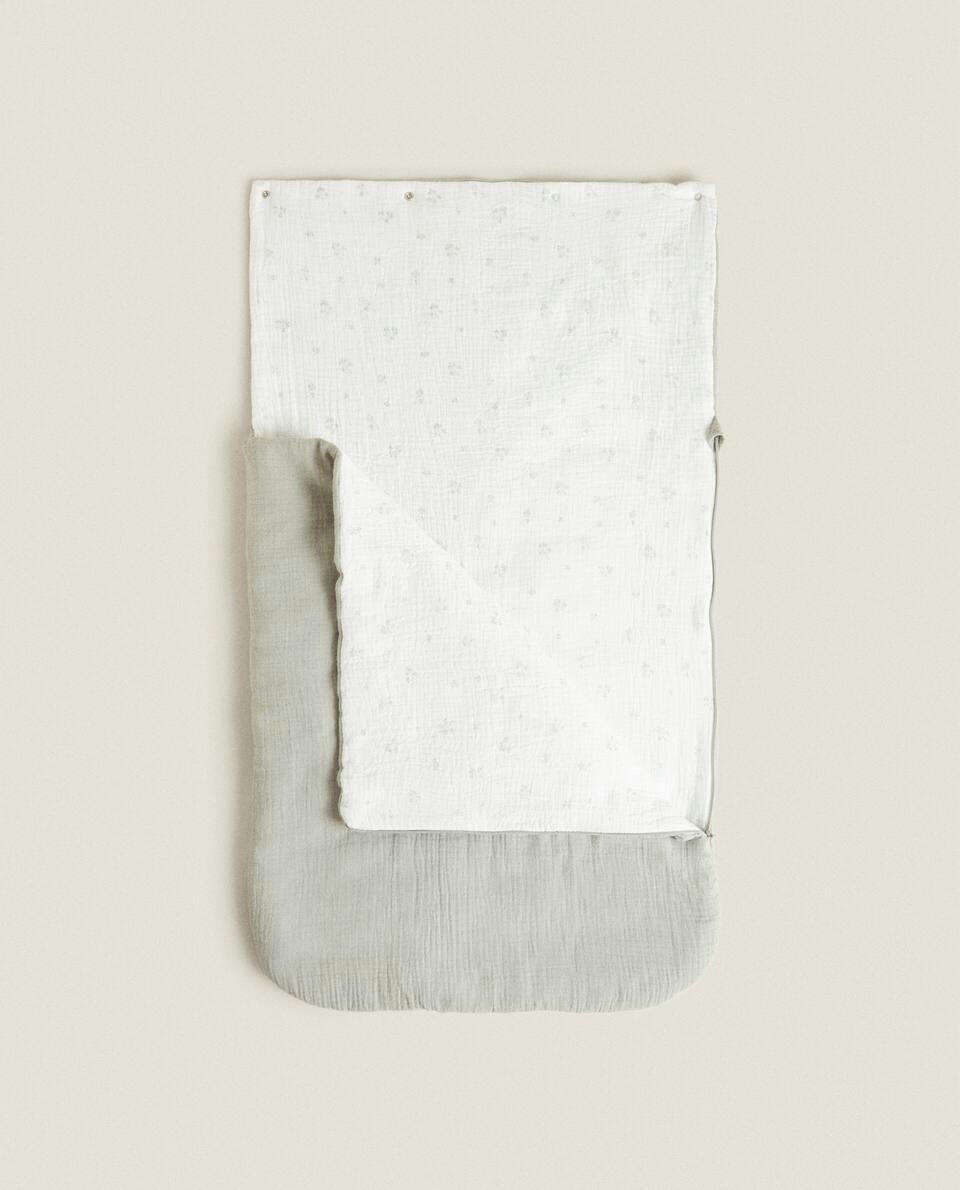 MUSLIN CLOVER CARRYCOT BABY WRAP