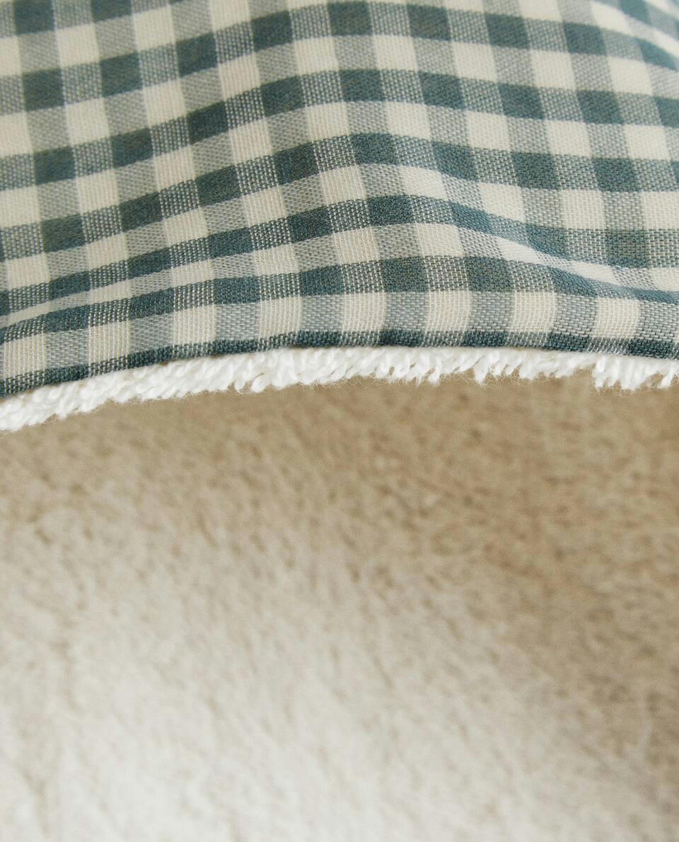 GINGHAM CHILDREN'S BATH TOWEL