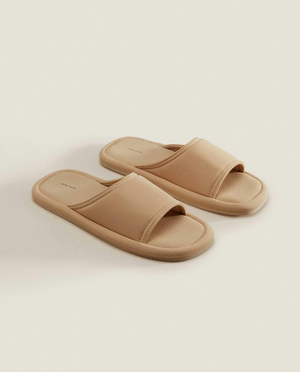 TECHNICAL FABRIC OPEN SLIPPERS
