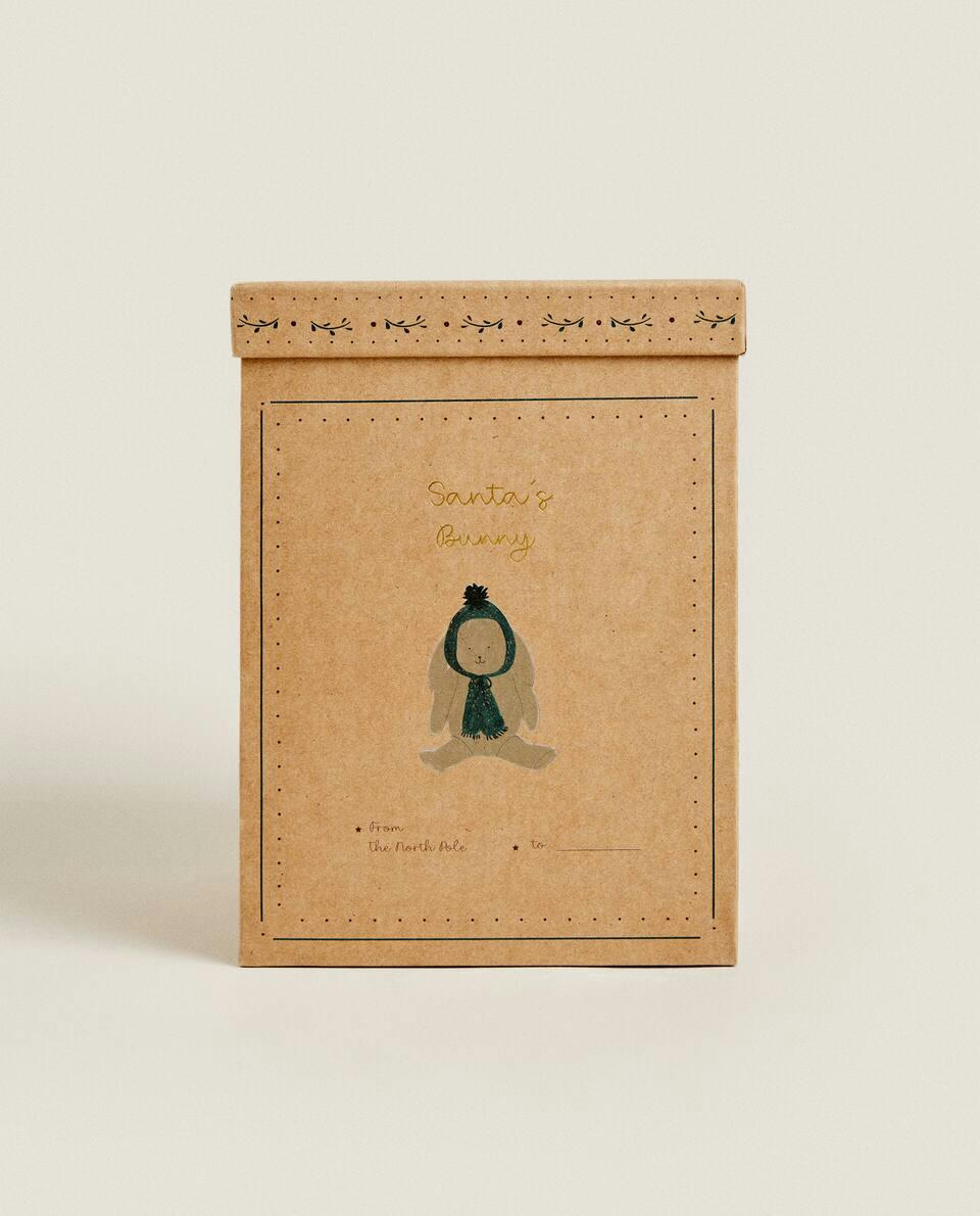 CHILDREN’S MEDIUM CHRISTMAS BUNNY SOFT TOY