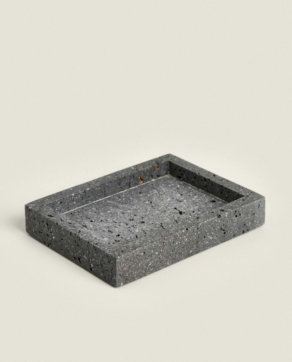 GREY MARBLE BATHROOM SET