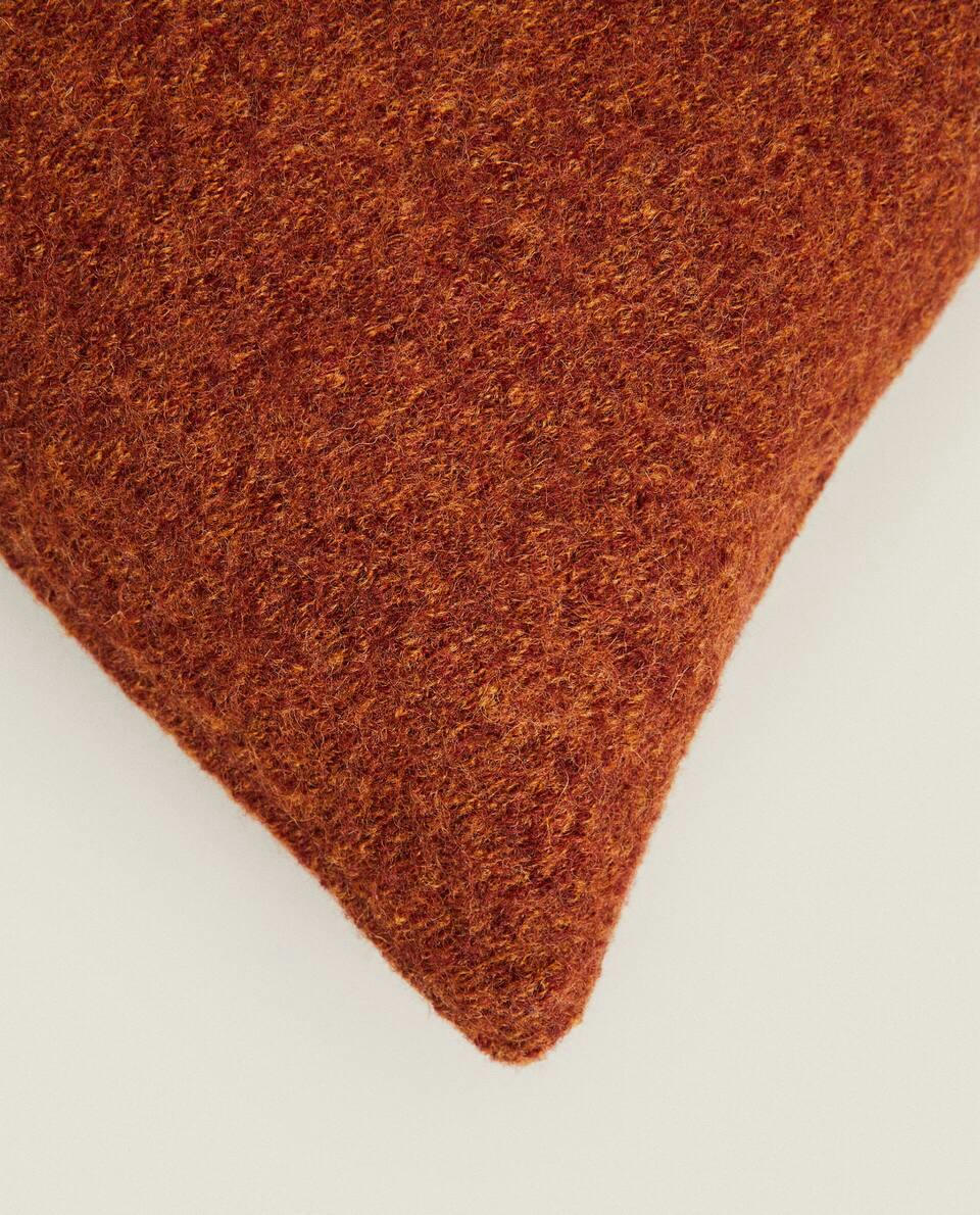 RECTANGULAR WOOL CUSHION COVER