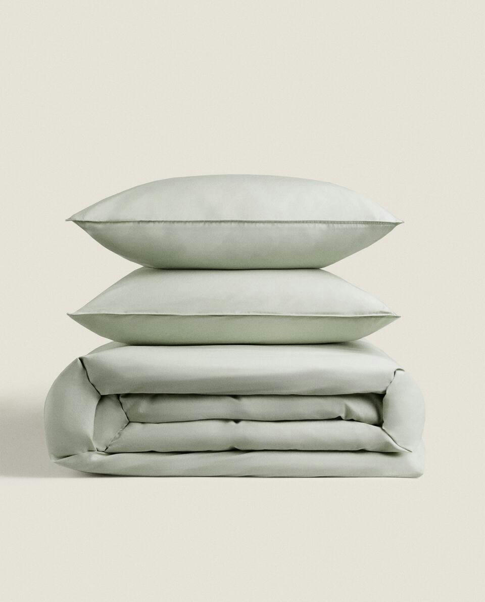 DOUBLE TOPSTITCHED DUVET COVER