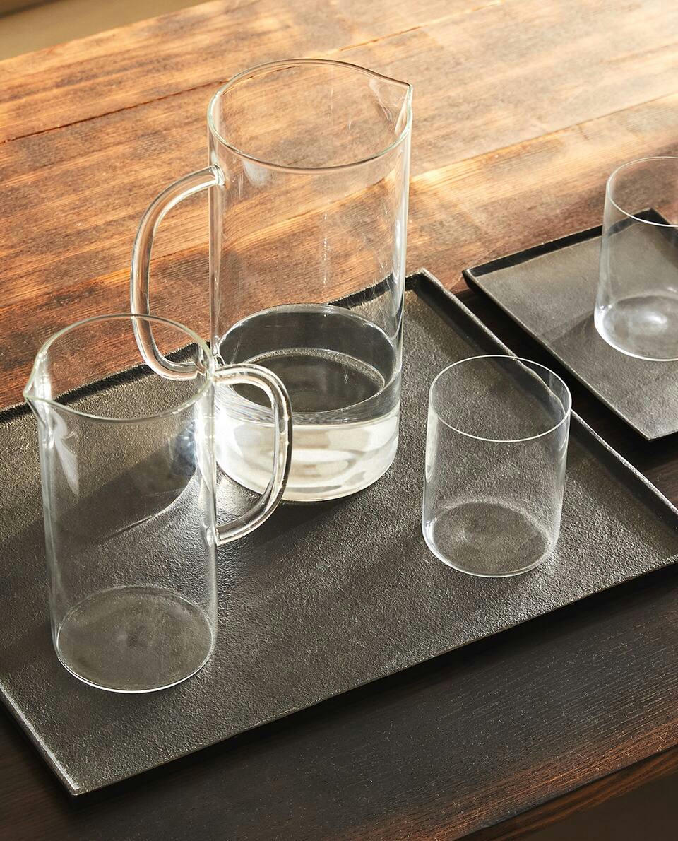 CYLINDRICAL BOROSILICATE GLASS JUG
