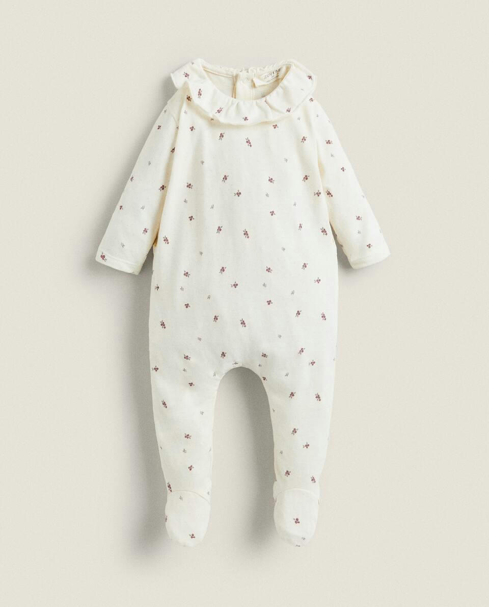 FLORAL PRINT BABY ROMPER