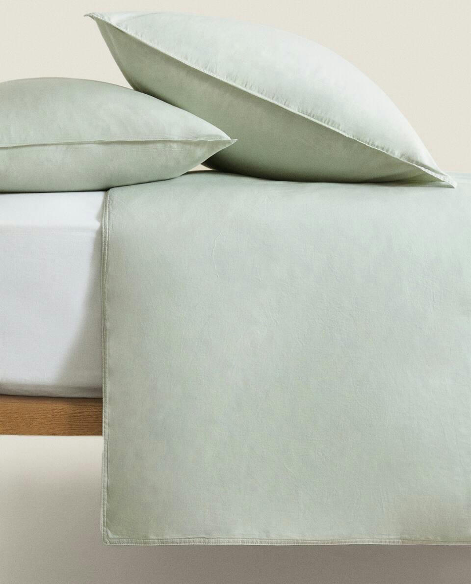 DOUBLE TOPSTITCHED DUVET COVER