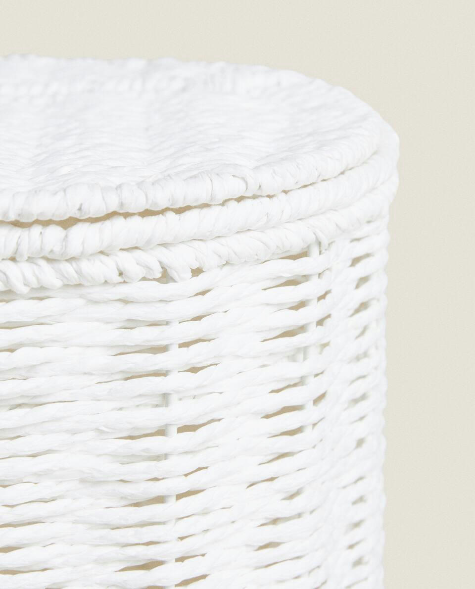 WASTEPAPER BASKET WITH REMOVABLE LID