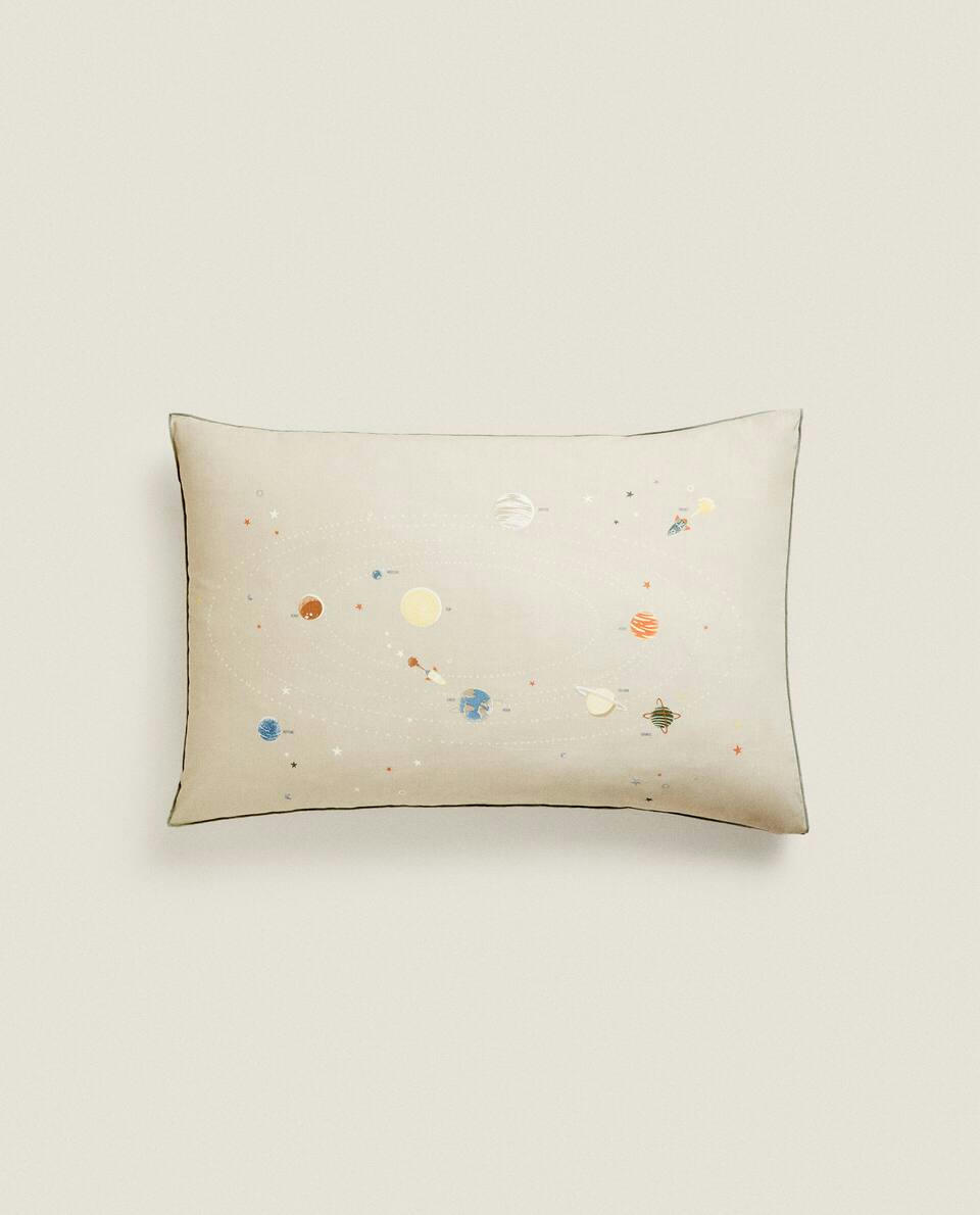 GLOW-IN-THE-DARK CONSTELLATION PILLOWCASE