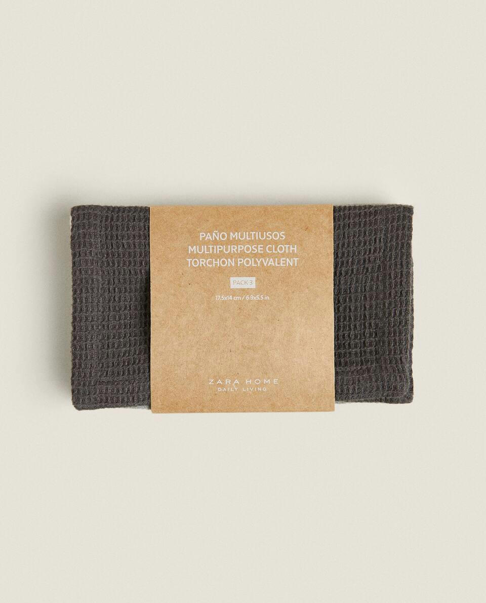 WAFFLE MINI TEA TOWEL (PACK OF 3)