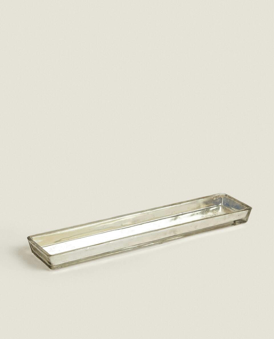SQUARE GLASS TEALIGHT HOLDER