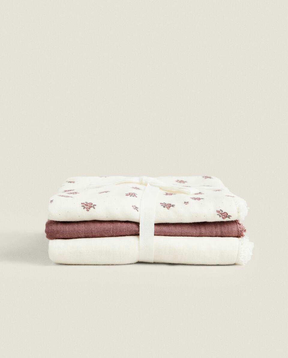 CHILDREN’S MUSLIN CLOTH (PACK OF 3)
