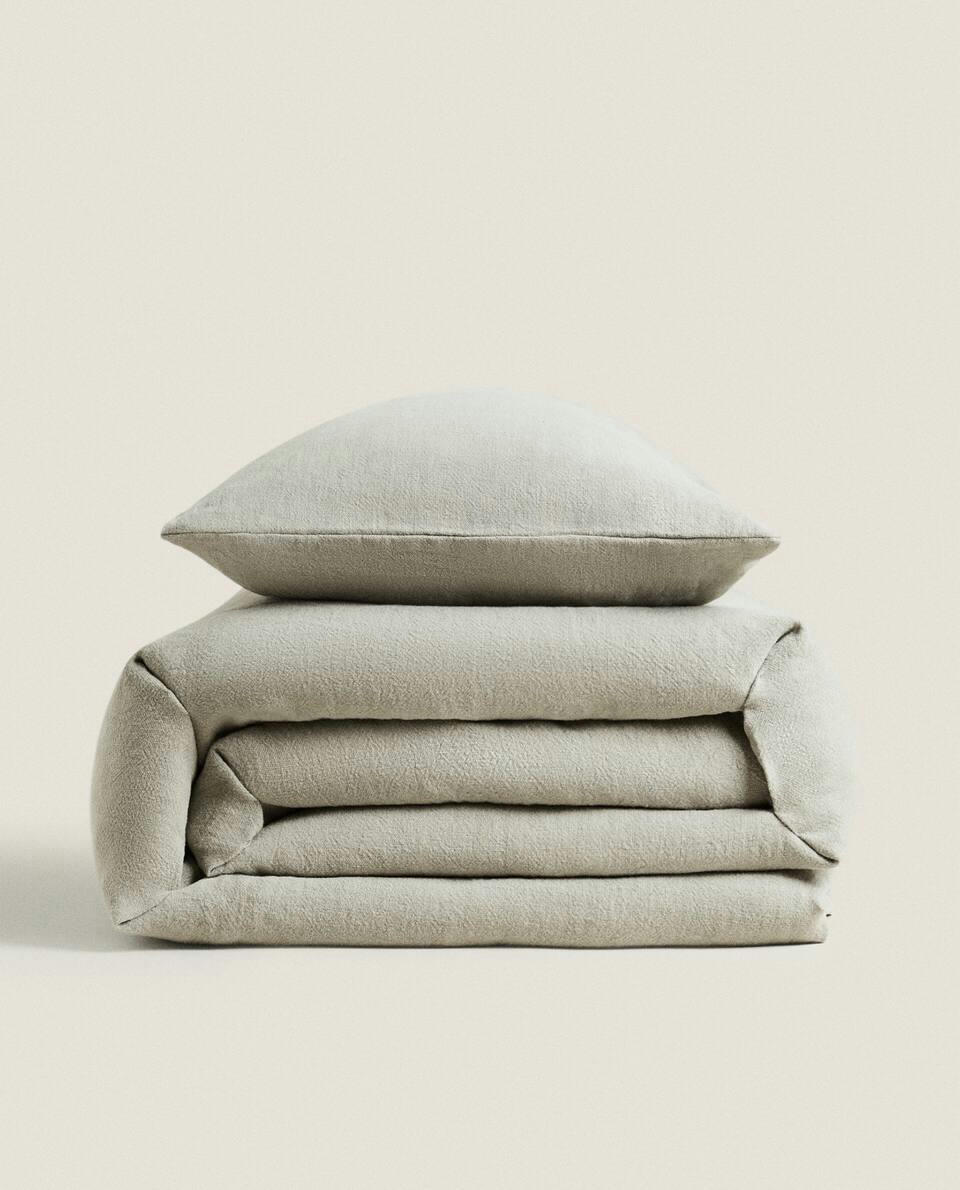 WASHED LINEN BEDSPREAD (400 GxM2)