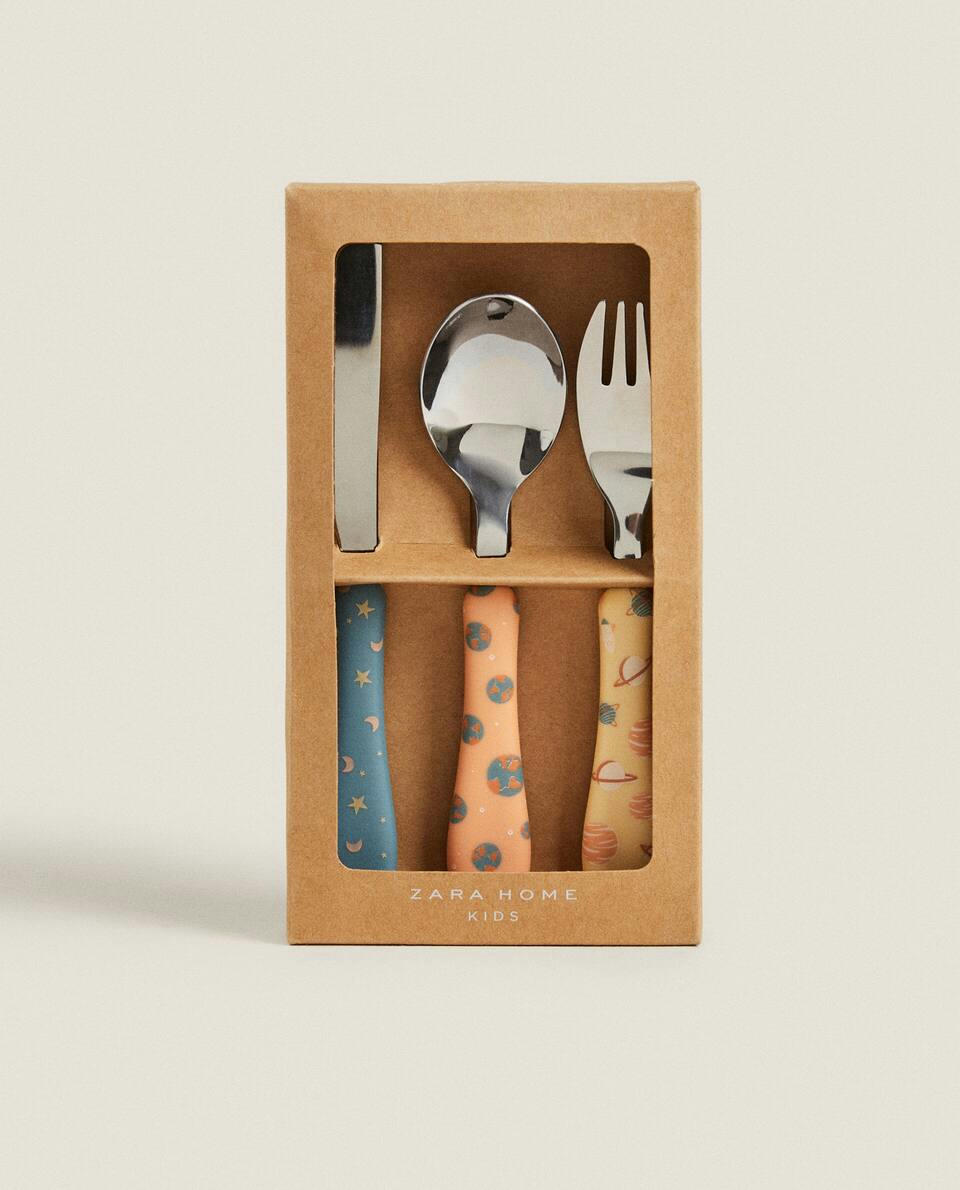 SET OF PLANET CUTLERY