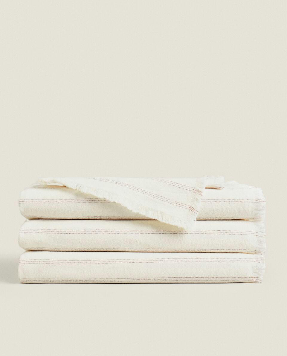 STRIPED COTTON TABLECLOTH