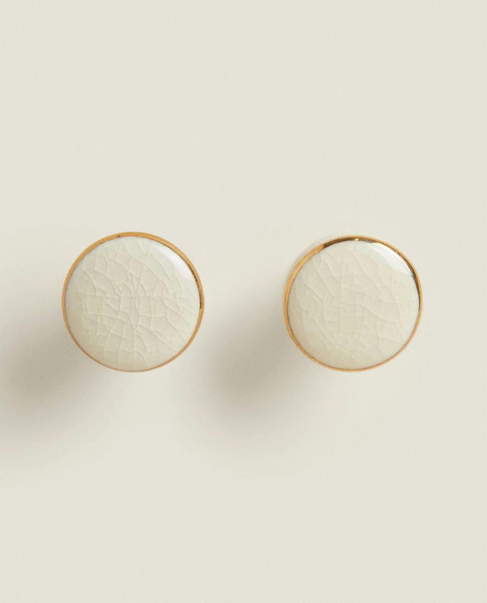 CERAMIC DOOR KNOB (PACK OF 2)