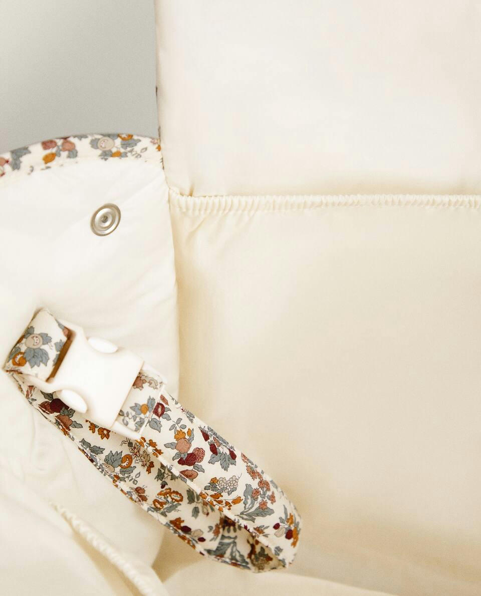 FLORAL PRINT FABRIC CHILDREN’S MATERNITY BAG