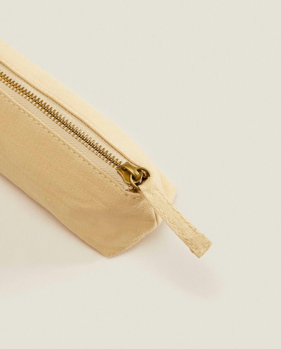 SMALL COTTON TOILETRY BAG
