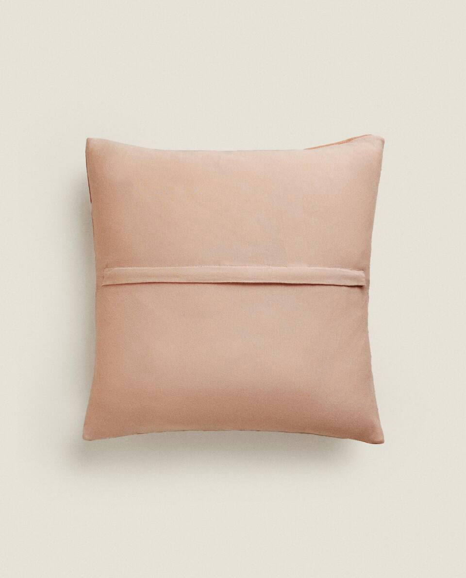 WAFFLE-KNIT CUSHION COVER