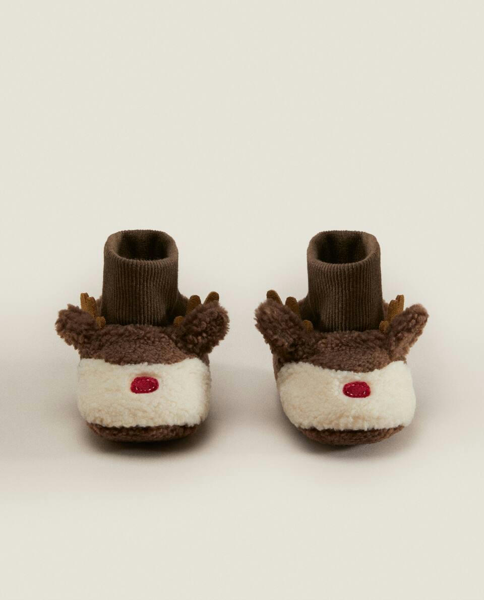 CHRISTMAS REINDEER BOOTIES