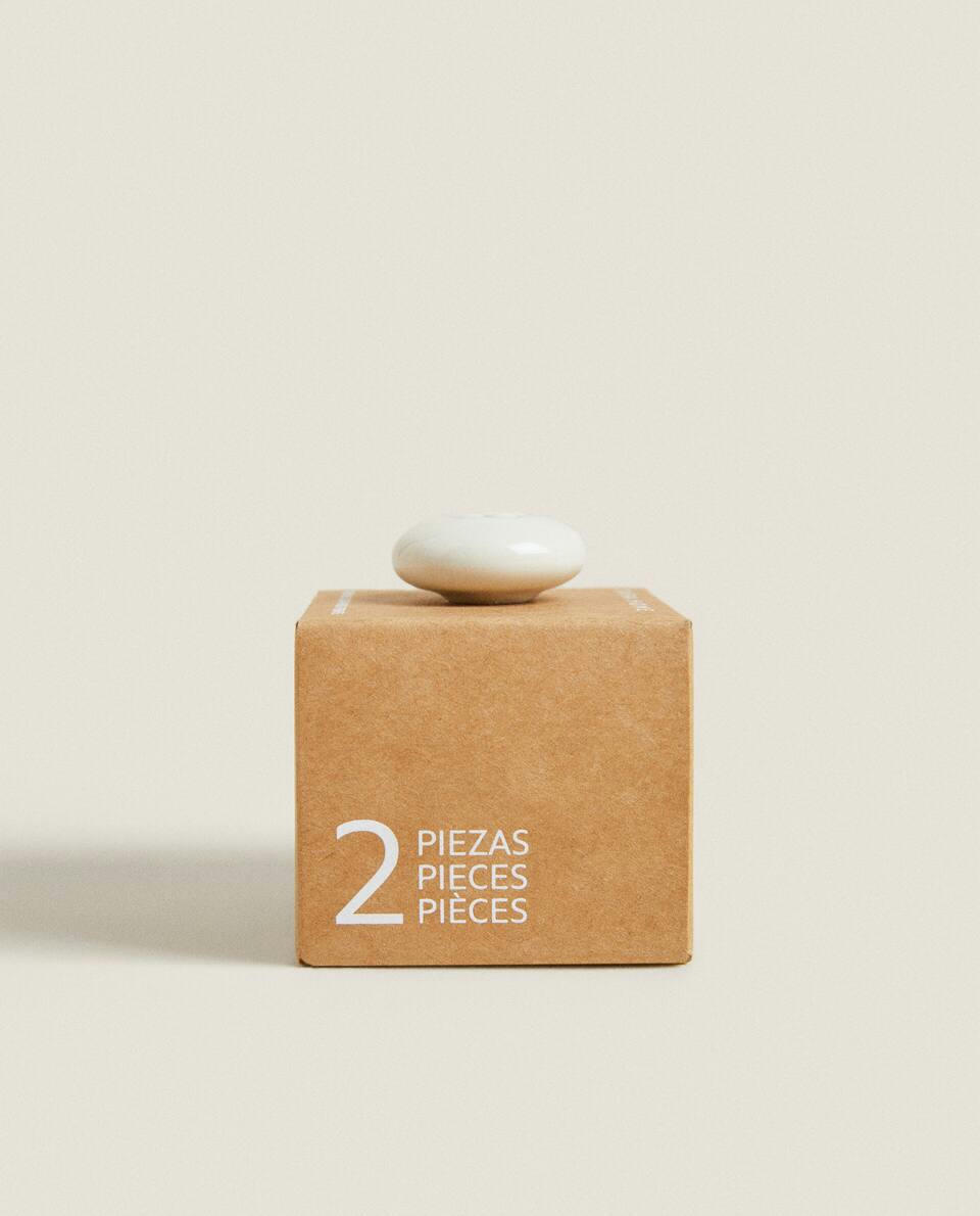 FLOWER DOOR KNOB (PACK OF 2)