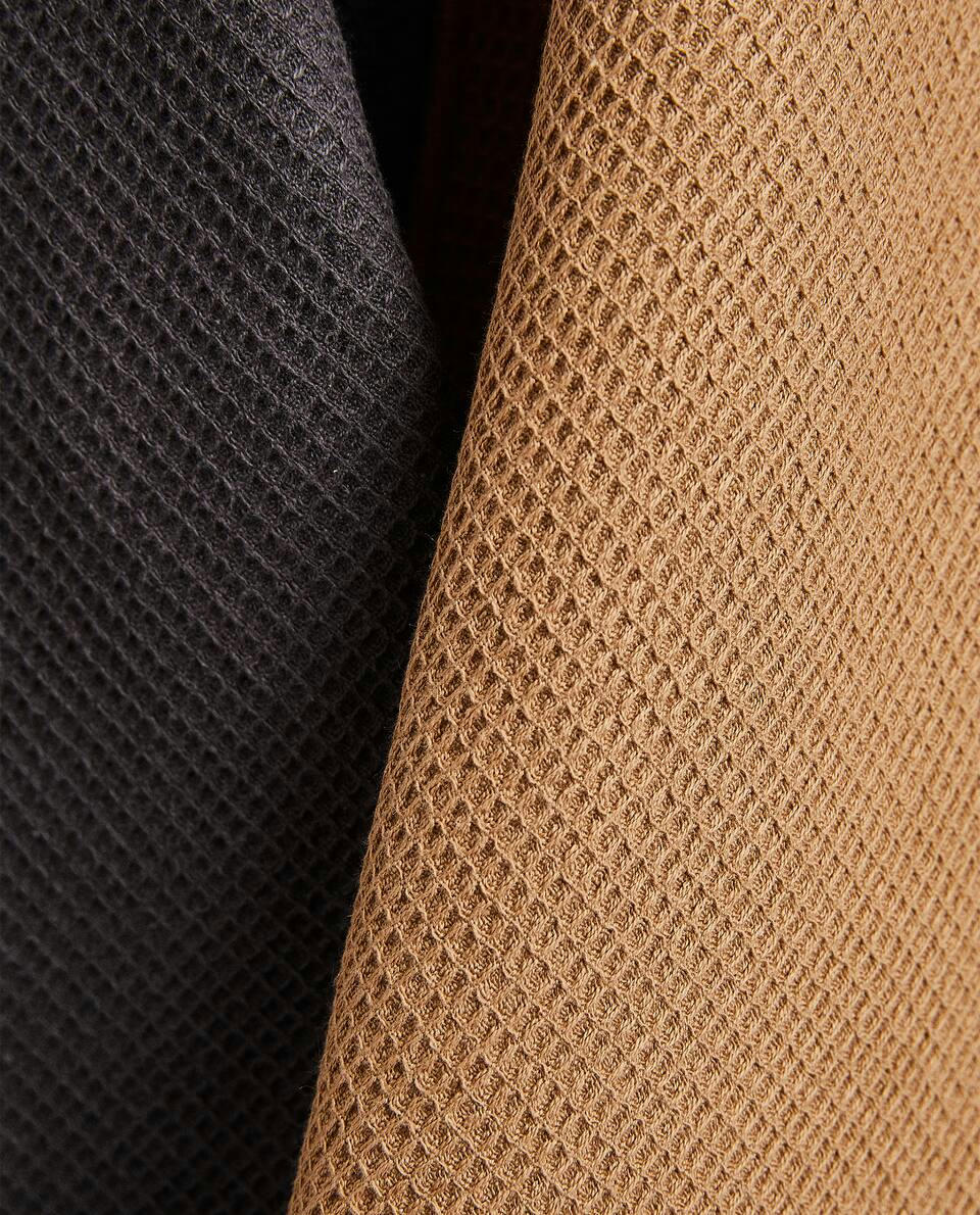 WAFFLE KNIT TEA TOWEL (PACK OF 3)