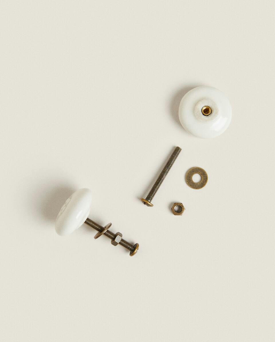 FLOWER DOOR KNOB (PACK OF 2)