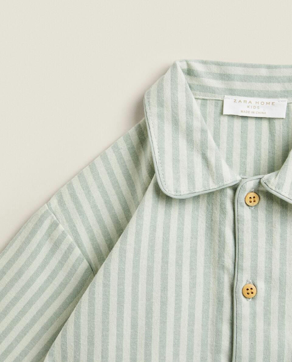 KID’S STRIPED FLANNEL SET OF PYJAMAS