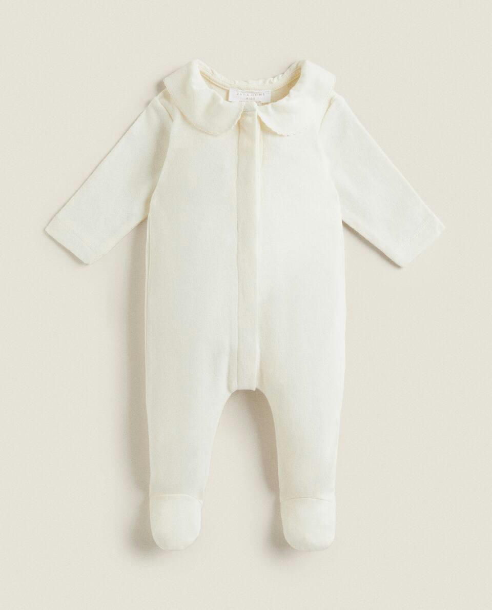 NEWBORN BABY SET WITH TRIM