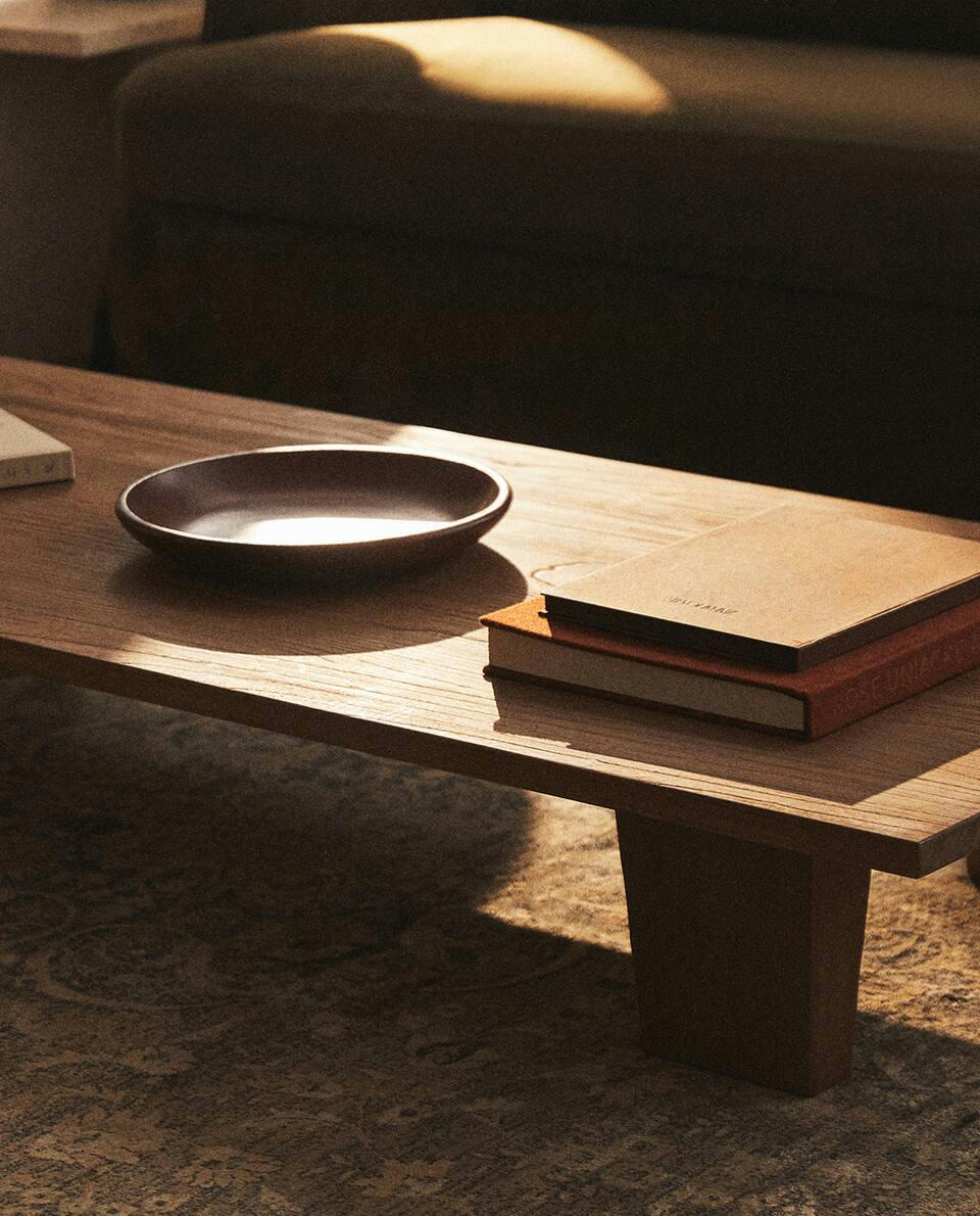 ELM WOOD COFFEE CENTRE TABLE