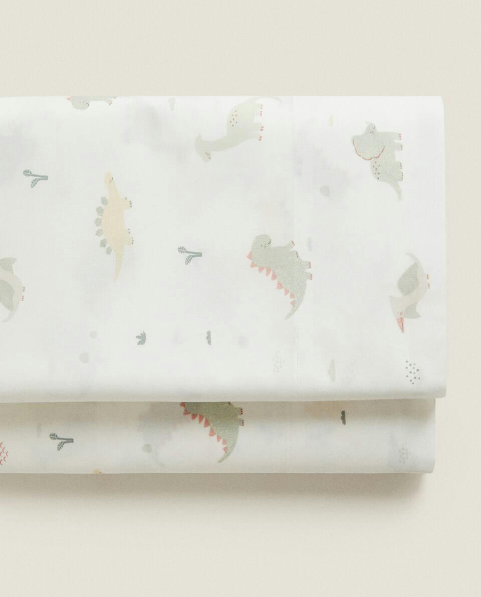 DINOSAUR PRINT FLAT SHEET