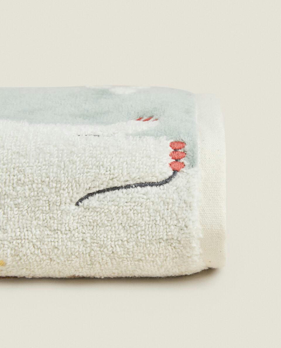 DINOSAUR VELOUR TOWEL